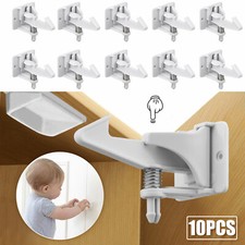 Cabinet Locks Child Safety Latches Baby Proof Lock Drawer Door 10 Pcs White Gift Baby Cabinet Lock price