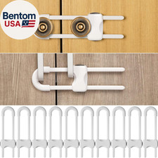10 Pieces Cabinet Locks for Babies, U-Shaped Proofing Drawers Safety Child Locks Baby Cabinet Lock price