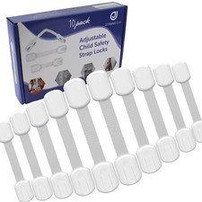 Child Safety Strap Locks 10‑Pack Adjustable Cabinet & Drawer Baby Proofing Locks Baby Cabinet Lock price