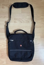 Swiss Gear Black & Gray Crossbody Shoulder Messenger Bag w/ Pockets Unisex Men's Messenger Bag price