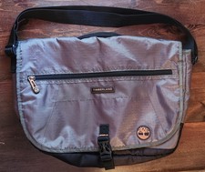 Timberland Twin Mountain Messenger/Book Bag Adjustable Strap Zip Pockets Handle Men's Messenger Bag price