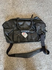 Rawlings Genuine Leather Ace Messenger Briefcase Bag Black  Shoulder Strap Rare Men's Messenger Bag price