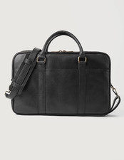 Genuine Leather Laptop Briefcase Messenger Bag Business Office Black Men's Messenger Bag price
