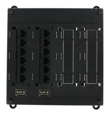 12 Port Cat 5e Cat 6 Keystone Jack Patch Panel Home Network Accessories Network Accessories price