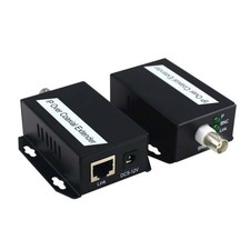 1 Pair Durable Metal Black Network Rj45 IP Over Coaxial Extender Accessories Network Accessories price