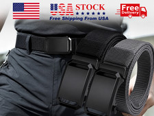 Heavy Duty Tactical Nylon Belt Automatic Buckle Outdoor Work Belt for Men Men's Belt price