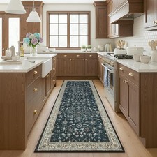 2x6 Washable Runner Rug, Non-Slip Hallway Runner Rugs, Low Pile Vintage Area Rug Runner Rug price