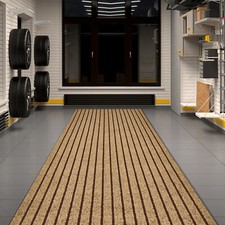 Entryway Runner Rug Indoor Outdoor - Extra Long Hall Rugs Runners Non Slip Brown Runner Rug price