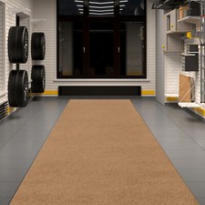 Runner Rug Hallway Non Slip Rubber Back Custom Size as Carpet Doormat Dark Beige Runner Rug price