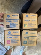 Genuine Konica Minolta TN620 CMYK Toners Set A3VX131 A3VX231 A3VX331 A3VX431 Toners price