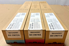 Set of Genuine Sharp MX-31NTMA Magenta, MX-31NTCA Cyan, MX-31NTYA Yellow Toners Toners price