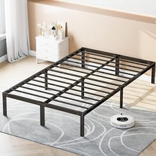 Metal Queen King Full Size Bed Frame Bedroom Sturdy Steel Slat Support Bedstead Bed price