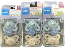 MAM RACCOON/FOX Pacifiers Colors of Nature 0-6M Fox/Raccoon 3-pk of 2 (6-Total) Pacifier price