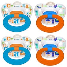NUK Orthodontic Pacifier Value Pack 0-6 Month 4 Pack, Pacifier price