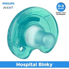 Philips Notched Newborn NICU Soothie Pacifier, Green, 0-3 Months, Hospital Binky Pacifier price