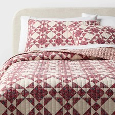 Patchwork Quilt Set - Threshold Quilt price