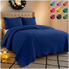 Luxury Cooling Bedspread Quilt Set Lightweight Summer Coverlet Throw Queen King Quilt price
