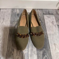 Unbranded Women's Green and Khaki Loafers Women's Casual Shoes price