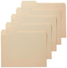 Amazon Basics Sturdy File Folders with Reinforced Tabs for Filing and Organizati Folder price