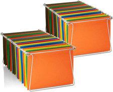 Office File Folder Frame Hanging Letter Size Holder Drawer Cabinet Rack 2 Pack Folder price