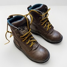 Georgia Boots Kids 7” Work Boot Logger Brown Leather Kids Size 11 M Boys' Boots price