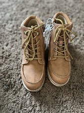 Kohl's Denzel Cognac Boys Round Toe Ankle Boot Lace Up Zip Youth Size 2 Boys' Boots price