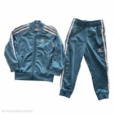 Adidas Boys 2pc Tracksuit Set Lt Blue size 3/4 boys Boys' Tracksuit price