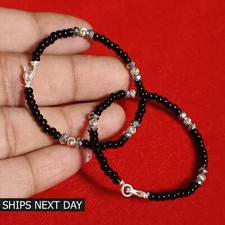 Baby Bracelet Kids Nazariya 925 Silver Black Beads Evil Eye Protection Jewelry Baby Evil Eye Beads price