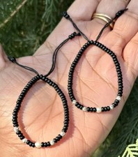 2 Pc 925 Silver Evil Eye Protection Bracelet Nazariya Kids Infants with Pearl Baby Evil Eye Beads price