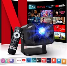 [Netflix Official/Stereo Audio] Projector with Wifi and Bluetooth, 1080P Mini Projector price