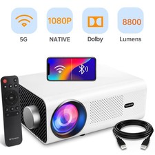 VANKYO 4K Projector DoIby 45000LMS 1080P HD 5G WiFi Bluetooth Video Home Theater Projector price