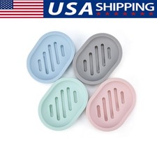Soap Dishes Holder Self Drain Container Case Bath Shower Basket Storage Box Soap Dish price
