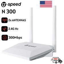 U-speed N300 WiFi Router 300Mpbs 2.4G Wireless Internet Router for Home Coverage Router price