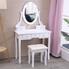 10 Led Mirror Vanity Makeup Dressing Table Vanity Set Woman Bedroom Dresser Desk Dresser / Vanity Table price