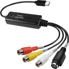 1 Channel RCA AV to USB C Video Converter NTSC PAL S Video Composite Card Video Systems Converter & Adapter price