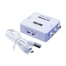 AV to HDMI converter Upscaler Cinch CVBS Composite Adapter Wii NES DVD Plug Play Video Systems Converter & Adapter price