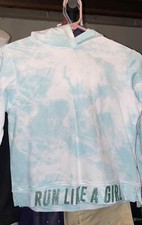 Light Blue Tie Dye Run Like A Girl Ideology Tracksuit For Girls Size 10 Girls' Tracksuit price