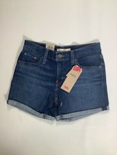 Women’s Levi’s Blue Mid Length/Mid Rise Classic Denim Shorts (Size 2) NEW! NWT Women's Shorts price