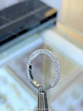1Ct Lab Created Diamond Half Eternity Wedding Band Ring 14K White Gold Over Diamond Eternity Ring price