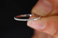 0.50Ct Lab Created Diamond Half Eternity Wedding Band Ring 14K White Gold Plate Diamond Eternity Ring price