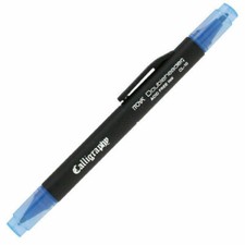 CL10BU Itoya Doubleheader Calligraphy Marker, 1.5mm/3.0mm Chisel, Blue, 1 Each Chisel Tip (Calligraphy) Pen price