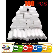 100 PCS Sponge Eraser BULK PACK Melamine Cleaning Foam 3/4" Thick Kitchen Bath Eraser price