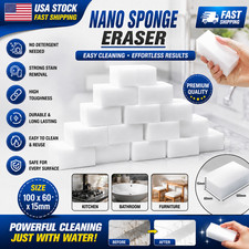200Pcs Magic Sponge Eraser Melamine Washing Thick Remover Cleaning Foam Home Eraser price
