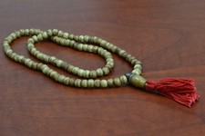 108 PCS BROWN TIBETAN BUDDHIST BONE MALA PRAYER BEADS 6MM Prayer Beads price
