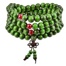 1PC Sandalwood 108 8mm Buddhist Prayer Wood Beads Mala Necklace Bracelet Jewelry Prayer Beads price