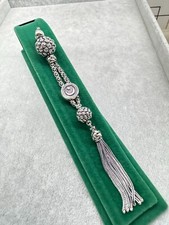 Trabzon kazaz hand-knitted 925 full silver tassel for tasbeeh. Special design Prayer Beads price