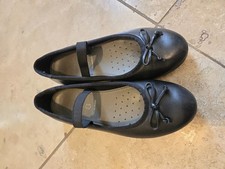 Geox Girls J Plie Real Leather Dress Shoes Size 3 Girls' Ballet Flats price