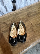 Sam Edelman Farah Girls Copper Velour Ballet Flats with Sparkling Buckle Size 2 Girls' Ballet Flats price