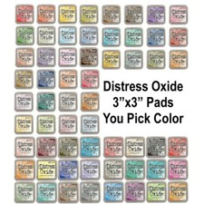 Ranger Tim Holtz DISTRESS OXIDE Ink Pads- Single 3"x3" Ink Pad Color- U Pick! Stamp & Ink Pad price