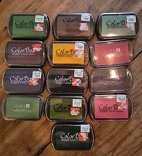 Lot Of 13  Ink Stamp Pads Color Box and Studio G Various Colors NEW SEALED Stamp & Ink Pad price